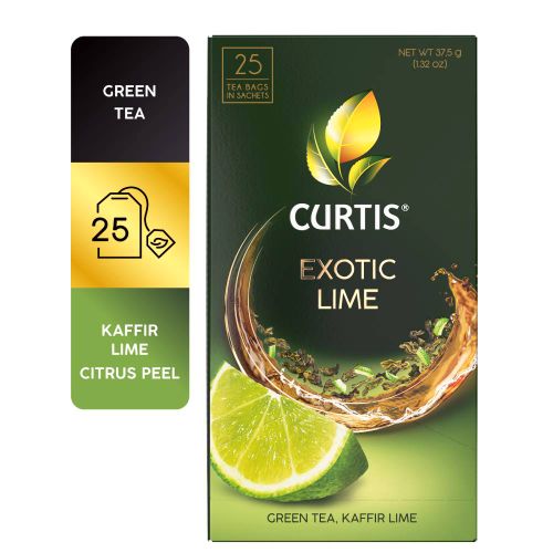 Curtis Exotic Lime - Zeleni čaj sa aromom kafirske limete, limuna i korom citrusa slika 1