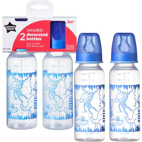 Tommee Tippee Flašica Essentials Plava 2x, 250ml slika 2