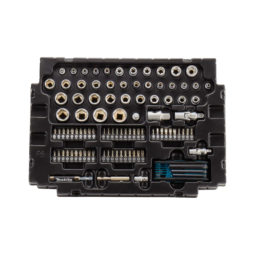 Makita - 120-dijelni set nasadnih ključeva i bitova u Makpac koferu E-08713 slika 4