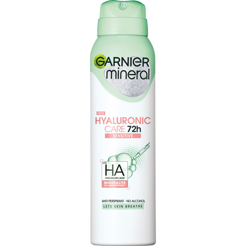 Garnier Mineral Hyaluronic Care 72h Sensitive Dezodorans 150ml slika 1