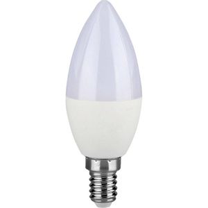 V-TAC 259 LED Energetska učinkovitost 2021 F (A - G) E14 oblik svijeće 4.5 W = 40 W prirodno bijela (Ø x D) 37 mm x 100 mm  1 St.