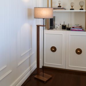 AYD-3132 Tamnosiva Drvena Podna Lampa