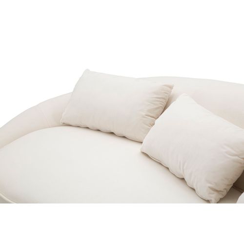 Mauro Ferretti Trosjed OSLO CREAM 185x84x68 cm slika 6