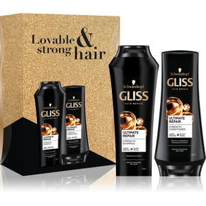 Gliss Ultimate Repair poklon Paket za kosu Šampon 250 ml + Regenerator 200 ml