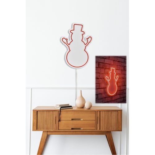 Wallity Ukrasna plastična LED rasvjeta, Snowman - Red slika 12