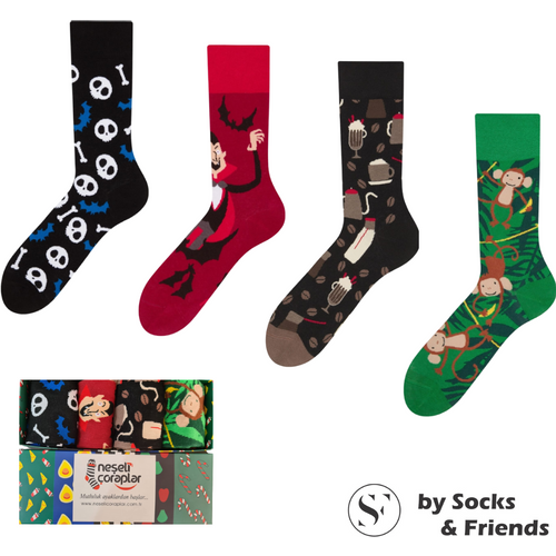 Socks & Friends Set Čarapa 4/1 Scary and Goofy slika 1