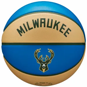 Wilson nba team city edition milwaukee bucks ball wz4016517id