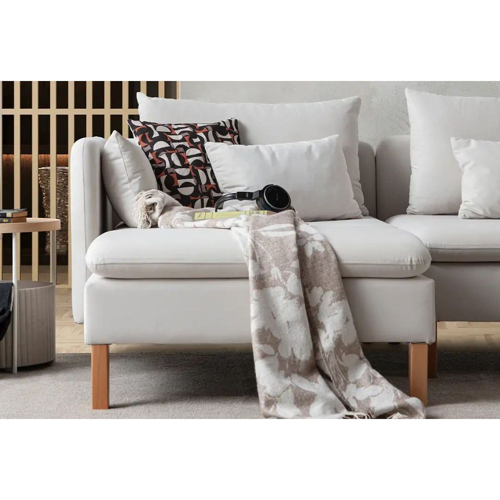 Ugaona Sofa Flexy Relax - boja: krem slika 7