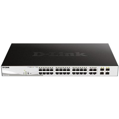 D-Link DLink 28 Gbps Smart Managed PoE Switch 4xSFP DGS-1210-28P slika 1
