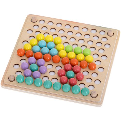 Montessori edukativna mozaik igra s perlama 77 kom. slika 7