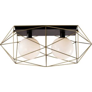 ECO-Light I-ABRAXAS-PL2 ORO ABRAXAS stropna svjetiljka  E27  120 W zlatna, crna