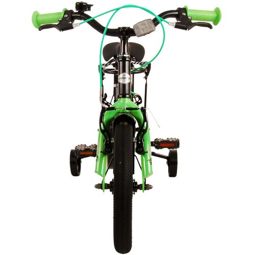 Dječji bicikl s dvije ručne kočnice Volare Thombike 14" crno-zeleni slika 11