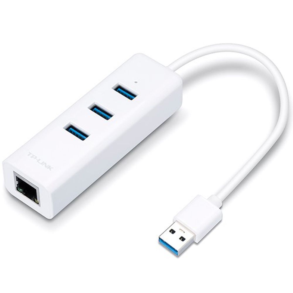 TP-LINK UE330 USB 3.0 3-Port Hub &amp; Gigabit Ethernet Adapter 2 in 1 USB Adapter slika 1