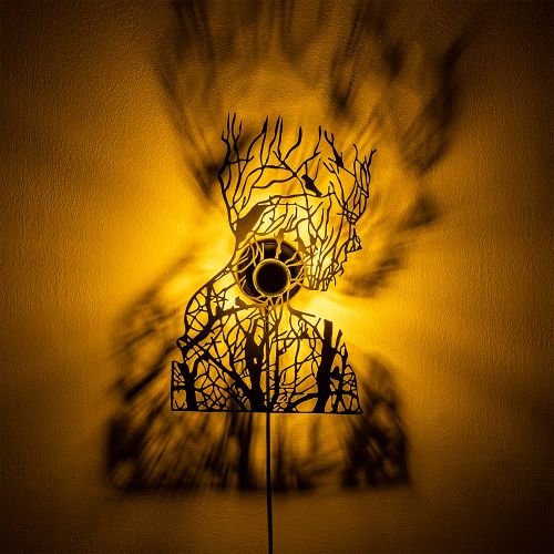 Tree Man V2 Black Wall Lamp slika 4