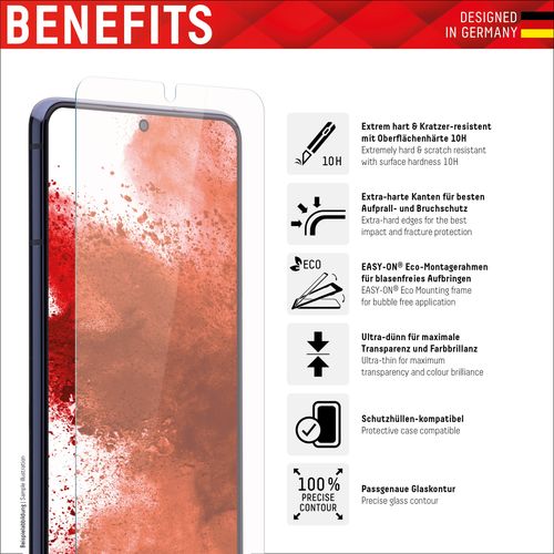 DISPLEX zaštitno staklo Real Glass 2D za Samsung Galaxy A53 5G, prozirna + maskica (01678) slika 8