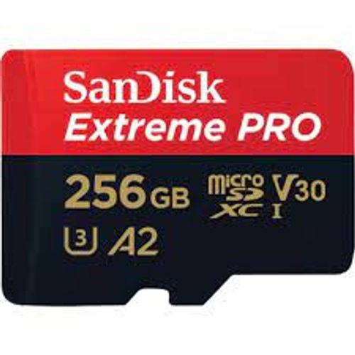 SanDisk Extreme PRO microSDXC 256GB + SD adapter - brzina do 200MB/s/140MB/s A2 C10 V30 UHS-I U3 slika 4