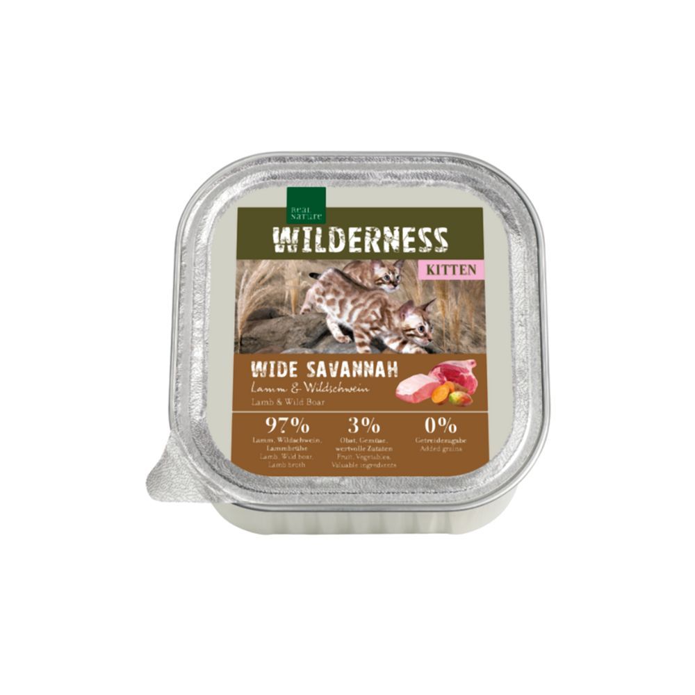 Real Nature Cat Kitten janjetina i veprovina 100 g slika 1