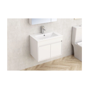 Inter Ceramic zidni pvc kupaonski ormarić za umivaonik bari 61x39,5x47 cm, bijeli