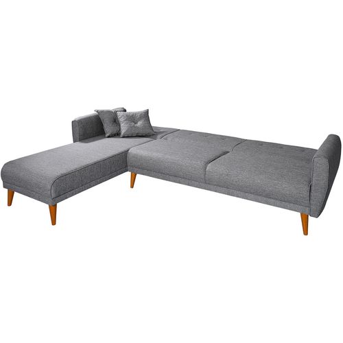 Aria Köşe-Dark Grey Ugao Sofa-Krevet slika 8