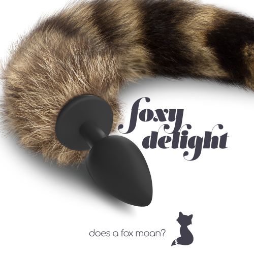 FOXY DELIGHT SILICONE ANAL PLUG WITH TAIL CRUSHIOUS slika 6