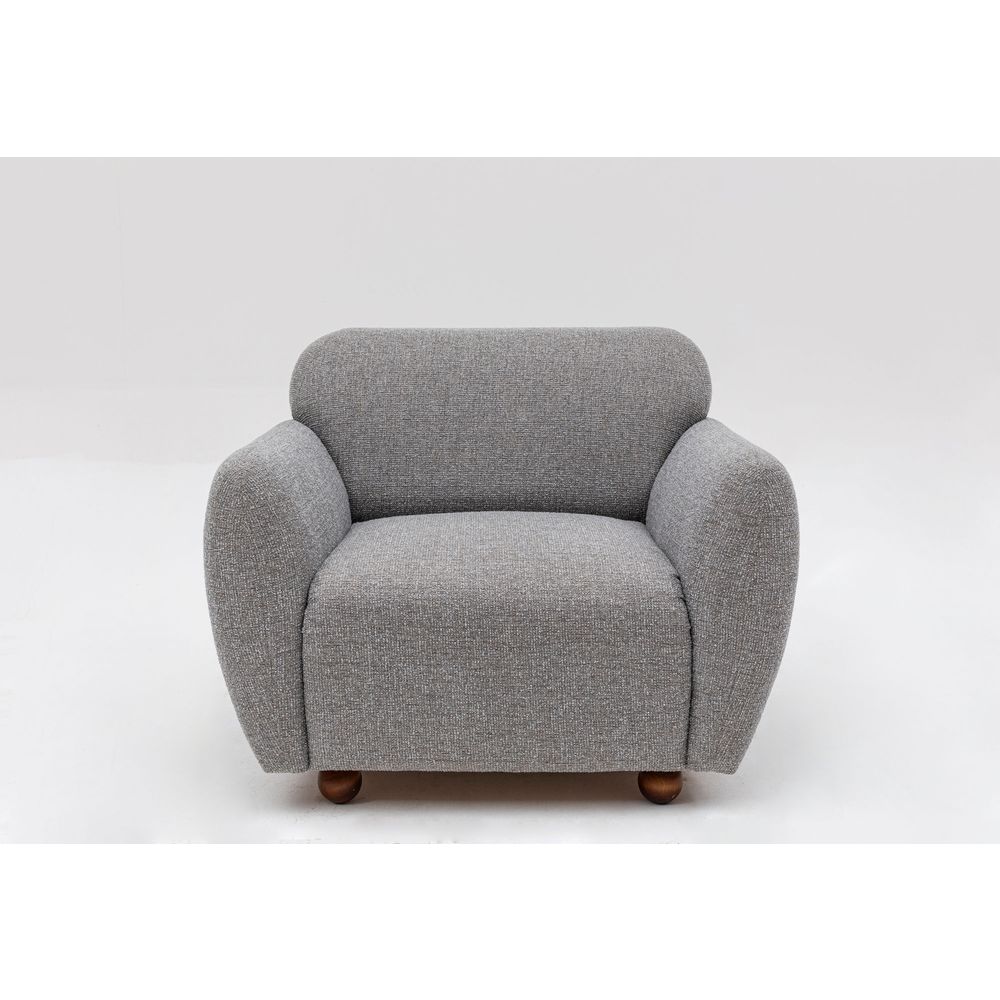 Eddy - Svijetlosivi Wing Chair slika 4