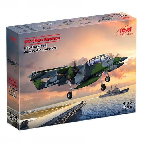 Model Kit Aircraft - OV-10D+ Bronco US Attack And Observation Aircraft 1:72 slika 1