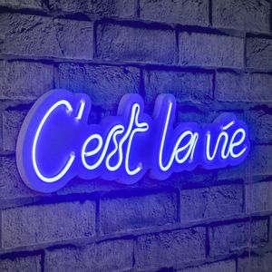 C'est La Vie - Blue Blue Decorative Plastic Led Lighting