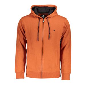 US GRAND POLO MEN'S BRONZE ZIP SWEATSHIRT