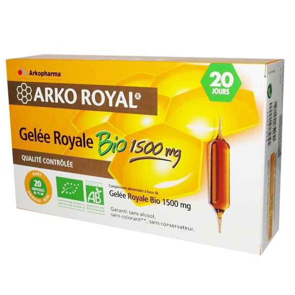 ARKO ROYAL GELEE ROYALE BIO 1500MG 20X15ML slika 1