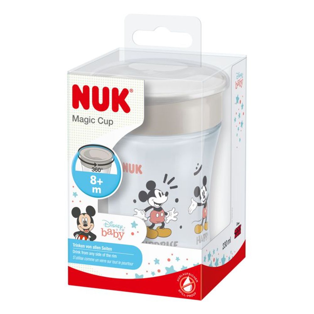 NUK Čaša Evolution Magic Cup 8m+ 230ml, Mickey Mouse - Bijela slika 2