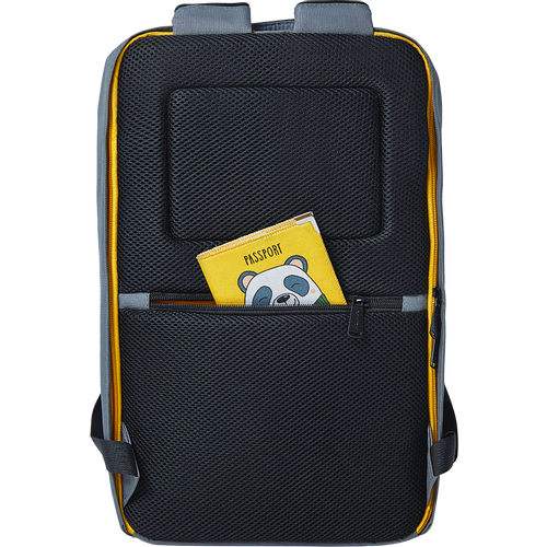 Cabin size backpack for 15.6" laptop, Polyester, Gray slika 8