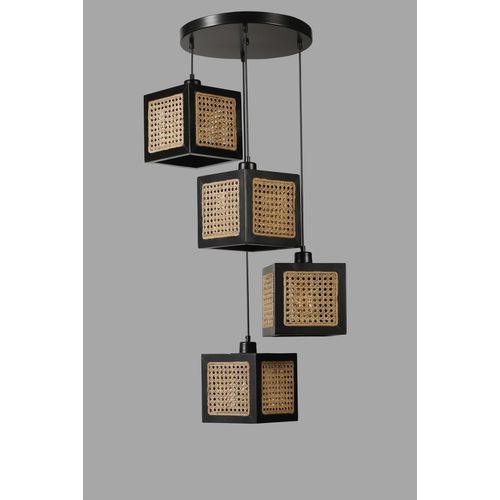 Kumsal 8701-4 Rattan
Black Chandelier slika 4