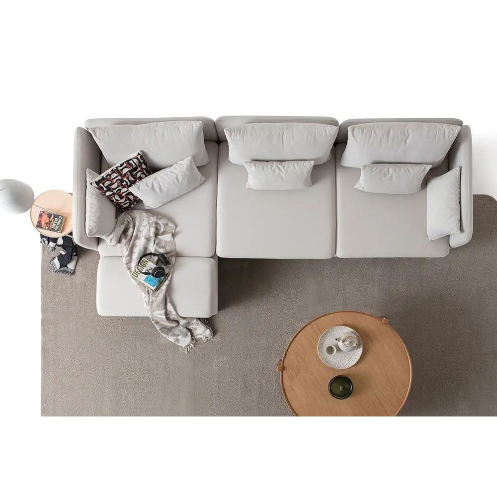 Ugaona Sofa Flexy Relax - boja: krem slika 9