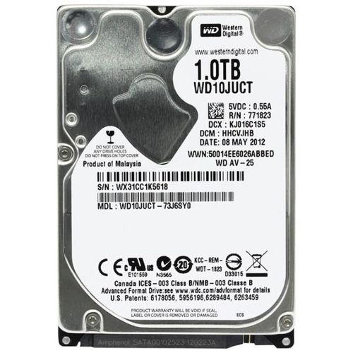 HDD 2.5 ** 1TB WD10JUCT WD 16MB 5400RPM SATA 9,5mm slika 2