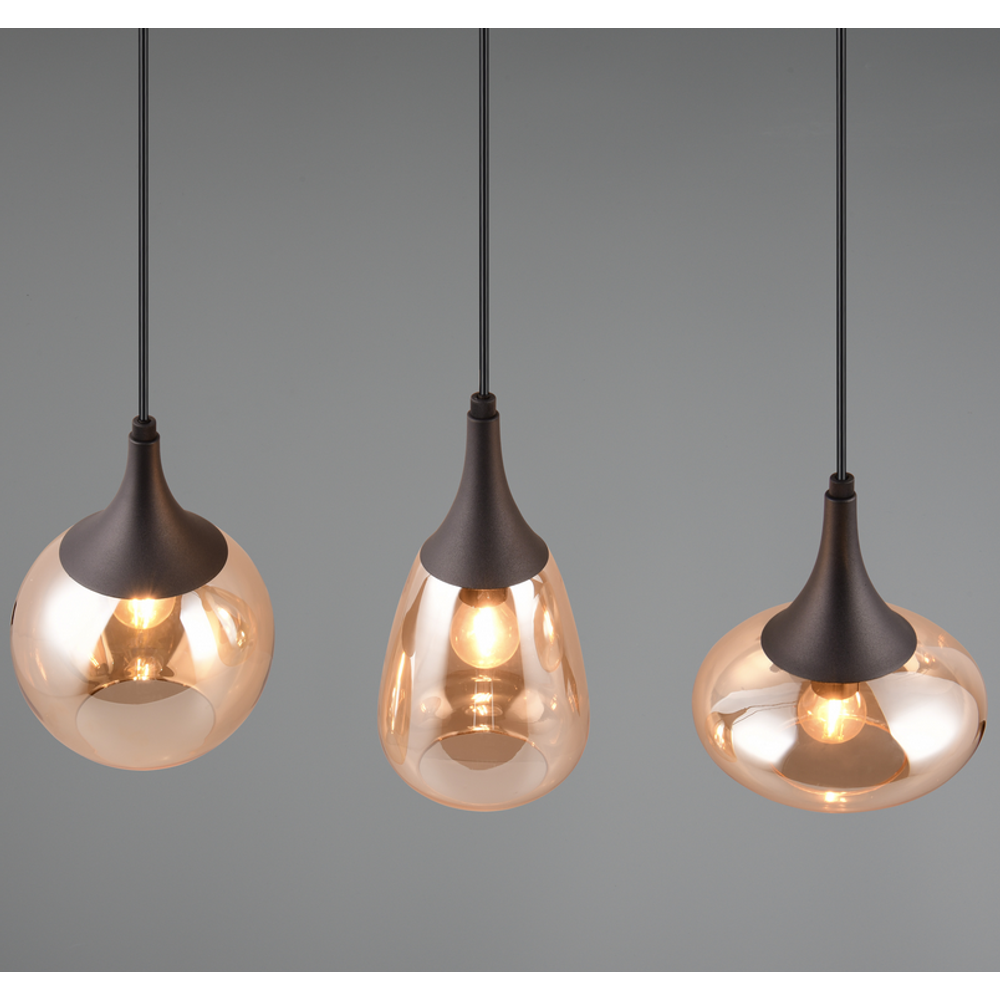 LUMINA-3 LUSTER AMBER 3XE14 slika 1