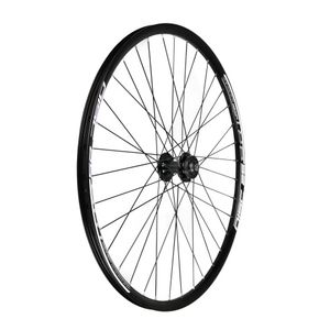 Kotač prednji disc, 29"/28", alu, crni, dupli obruč, QR, 6 rupa