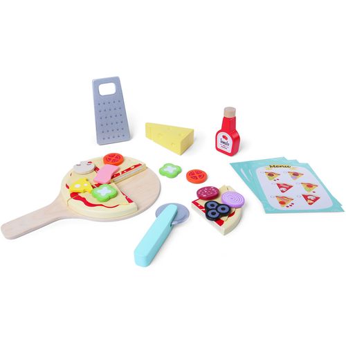 EcoToys drveni set za male pizza majstore slika 1