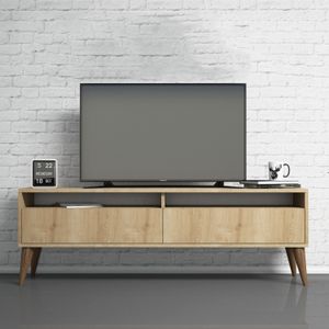 TV stalak Best 2, boje hrasta