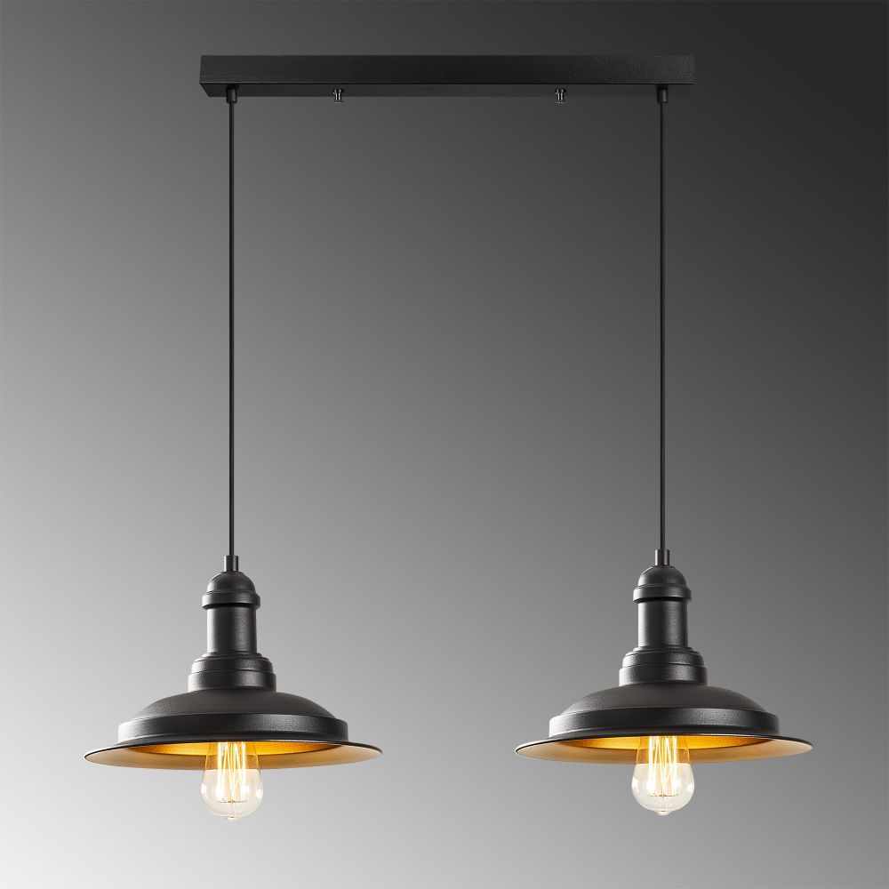 Luster Sağlam - 3776 u Crno-Zlatnoj Boji slika 4