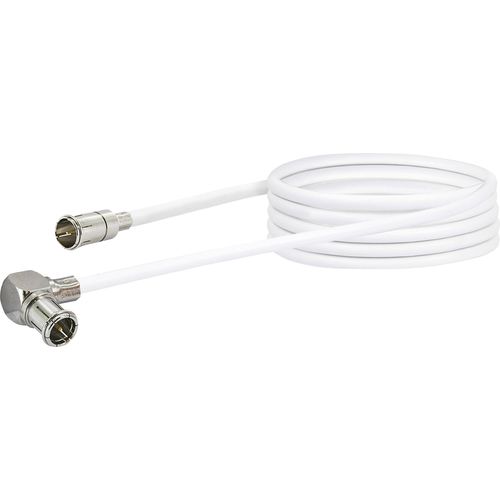 Schwaiger antene priključni kabel [1x F-brzi muški konektor - 1x mini-DAT utikač] 1.50 m 90 dB  bijela slika 3