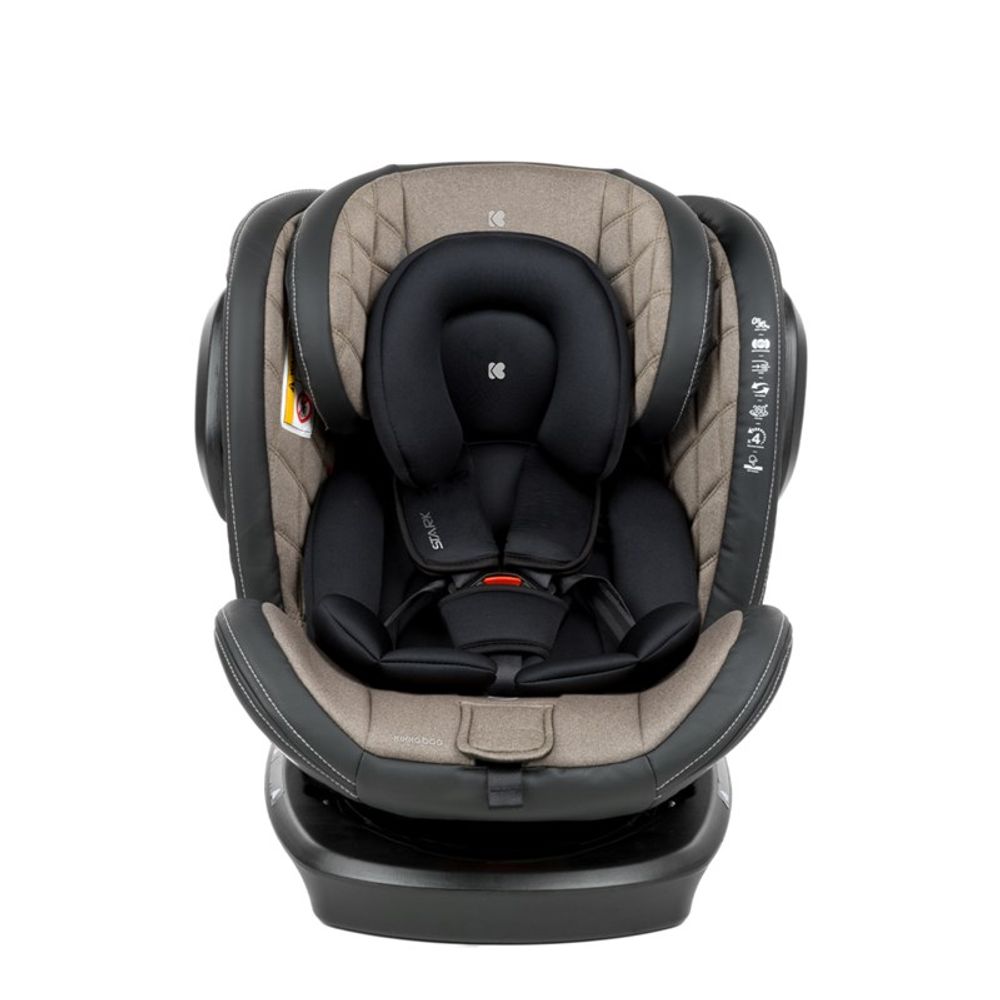 Kikka Boo Rotirajuća autosjedalica Stark 0-36kg Isofix, Beige slika 2