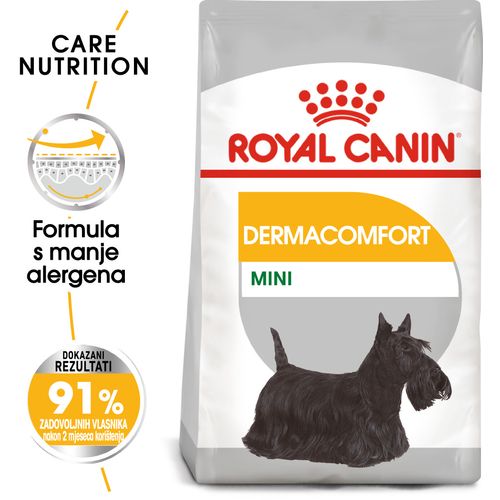 ROYAL CANIN SHN Dermacomfort Mini, potpuna hrana za odrasle pse malih pasmina koji imaju problema sa kožom, stariji od 10 mj., 3 kg slika 6