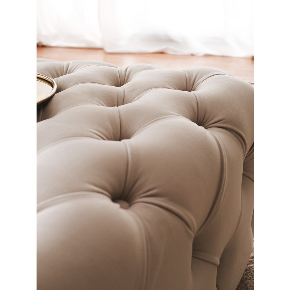 Chester - Kremasti Pouf slika 5