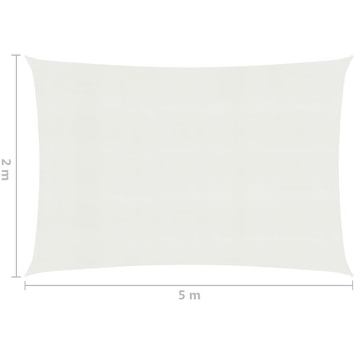 Jedro za zaštitu od sunca 160 g/m² bijelo 2 x 5 m HDPE slika 6