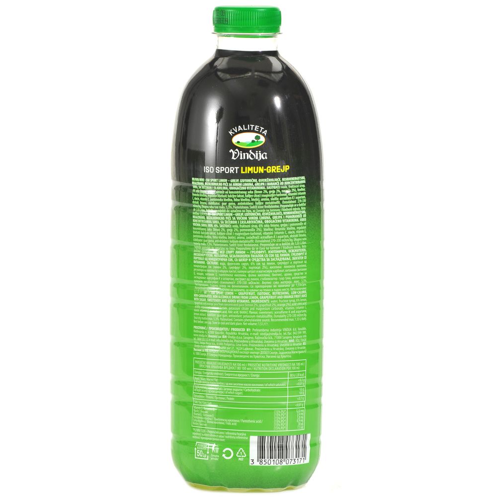 Iso Sport limun grejp negazirani 1,5l slika 2