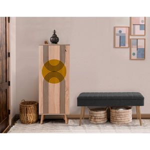 Vegas Sonomo - 907 - 1053 Set Namještaja za Hodnik u Antracit Boji