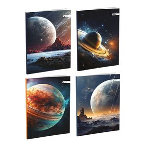 Spirit Sveska Premium A4 meki povez karo Planets 52 lista