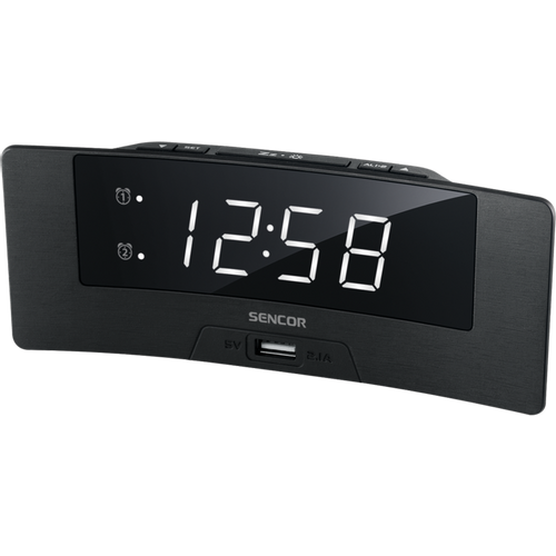 Sencor digitalni alarm sat s USB punjačem SDC 4912 WH slika 1