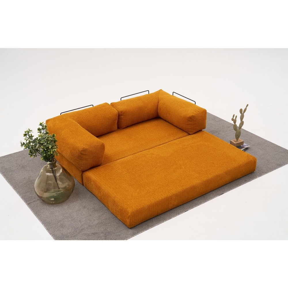 Comfort - Narandžasti Sofa za Tri Osobe slika 6
