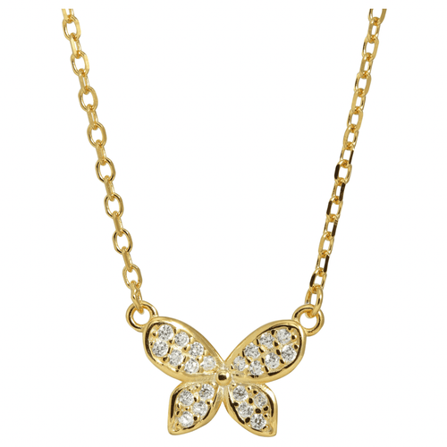 J&B Jewellery 925 Srebrna ogrlica Q3-Gold slika 1